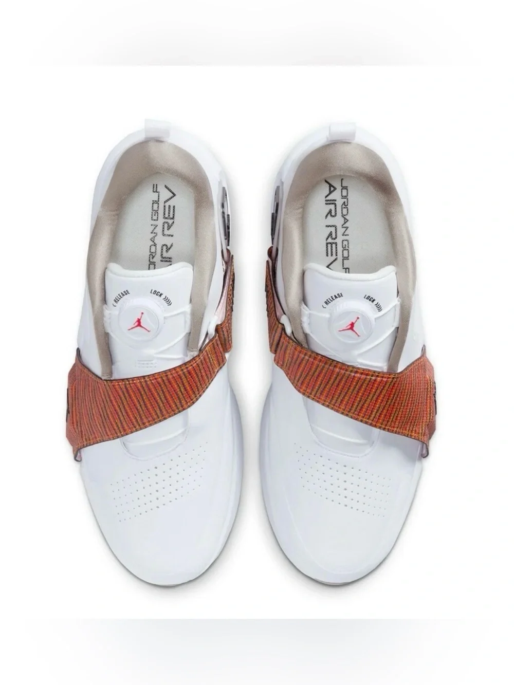 Nike Air Jordan Rev Infrared Golf Shoes Cleats White FV6338-102 Men’s 8 NWT 🔥